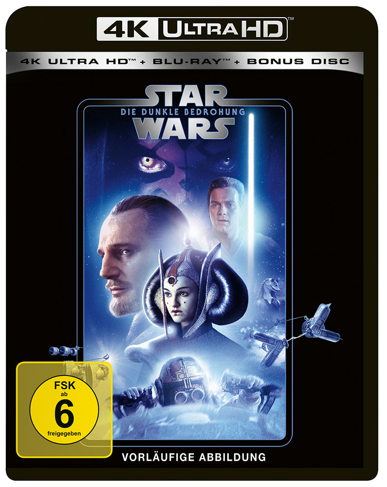 STAR WARS - EPISODE I - DIE DUNKLE BEDROHUNG (4K UHD+2Blu-Ray) (3Discs)