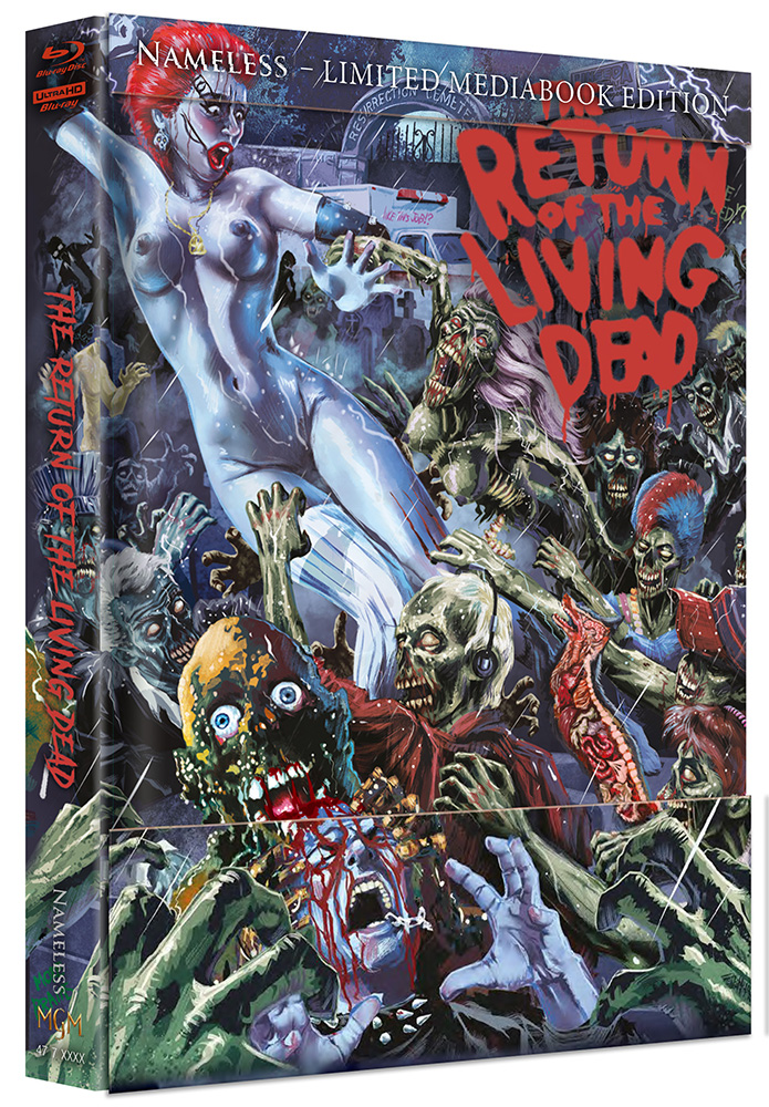RETURN OF THE LIVING DEAD (4K UHD+Blu-Ray) - Cover B - Mediabook - Limited 333 Edition