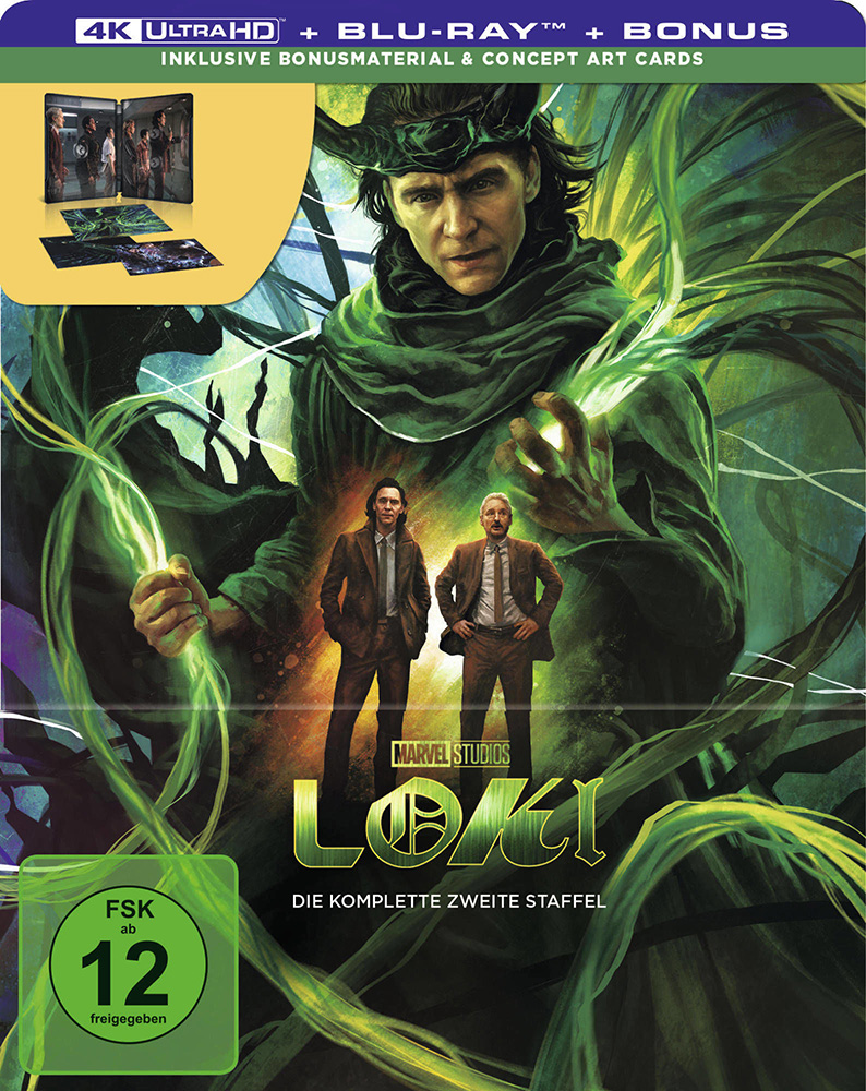 LOKI - Staffel 2 (4K UHD+Blu-Ray) (4Discs) - Steelbook - Limited Edition