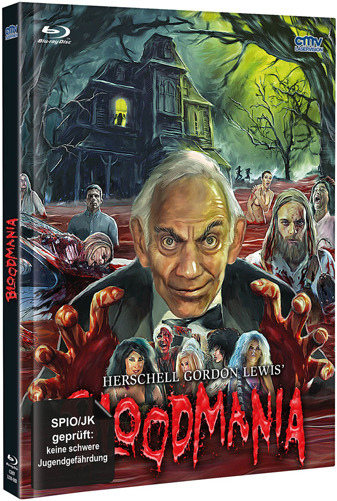 HERSCHELL GORDON LEWIS' BLOODMANIA (Blu-Ray+DVD) - Mediabook (SPIO/JK) - Limited 666 Edition