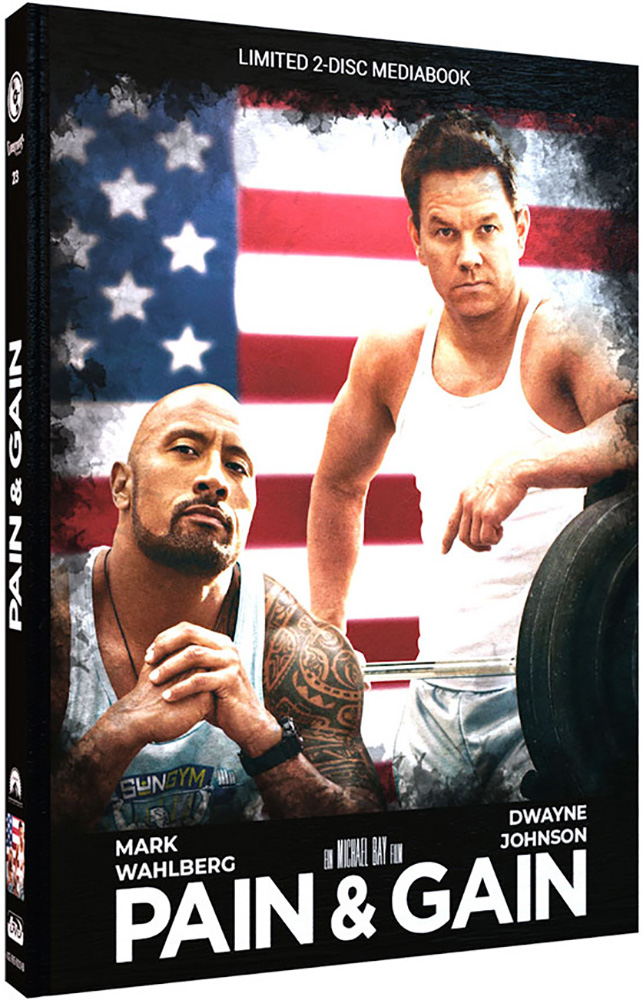 PAIN & GAIN (Blu-Ray+DVD) - Cover B - Mediabook - Limited 333 Edition