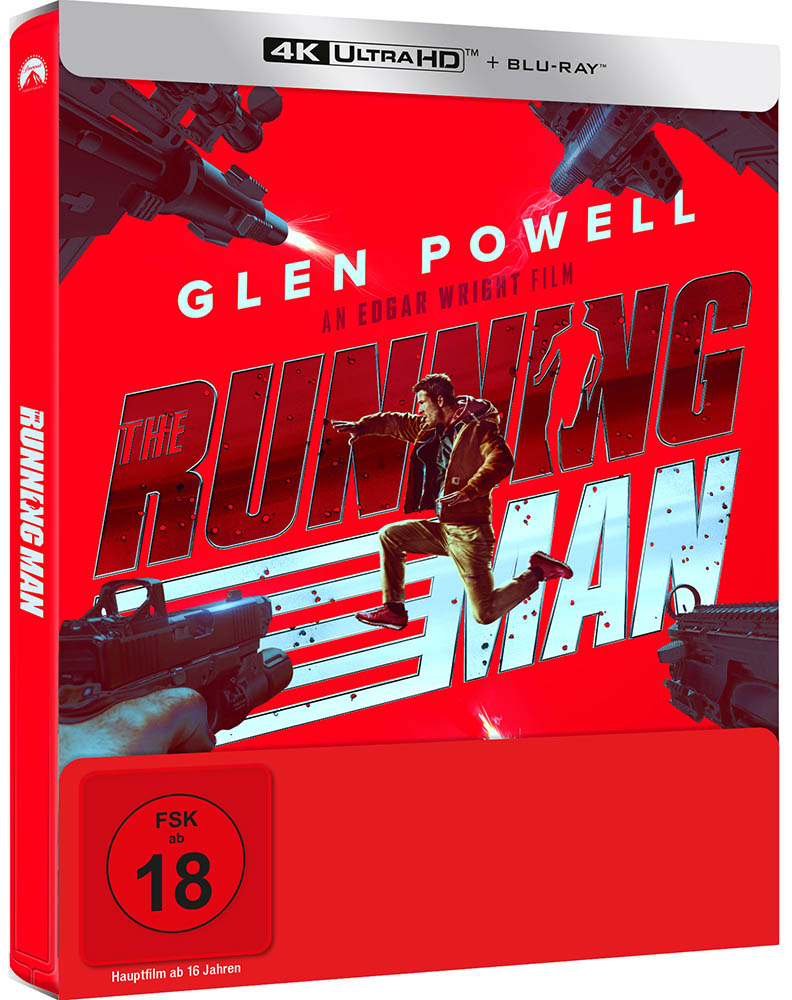 RUNNING MAN, THE (2025) (4K UHD+Blu-Ray) - Limited SteelBook Edition