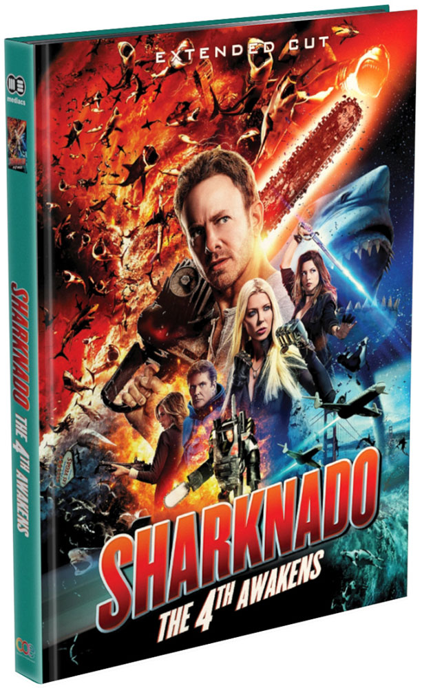 SHARKNADO 4 - THE 4TH AWAKENS (Blu-Ray+DVD) - Mediabook - Extended Cut - Limited 999 Edition