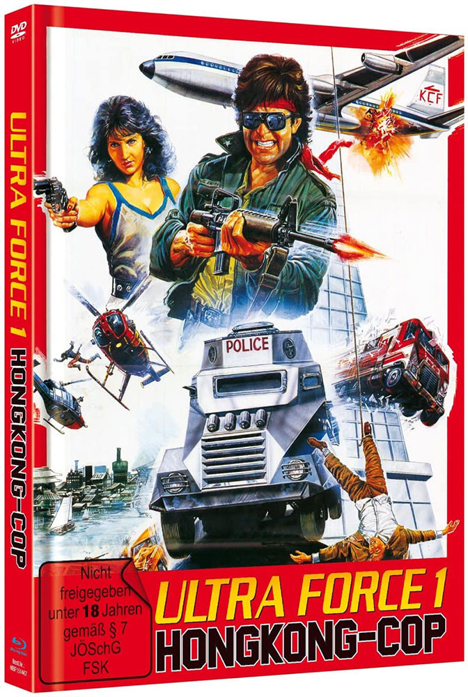 ULTRA FORCE 1 - HONGKONG COP (Blu-Ray+DVD) - Cover A - Mediabook - Limited Edition - Uncut
