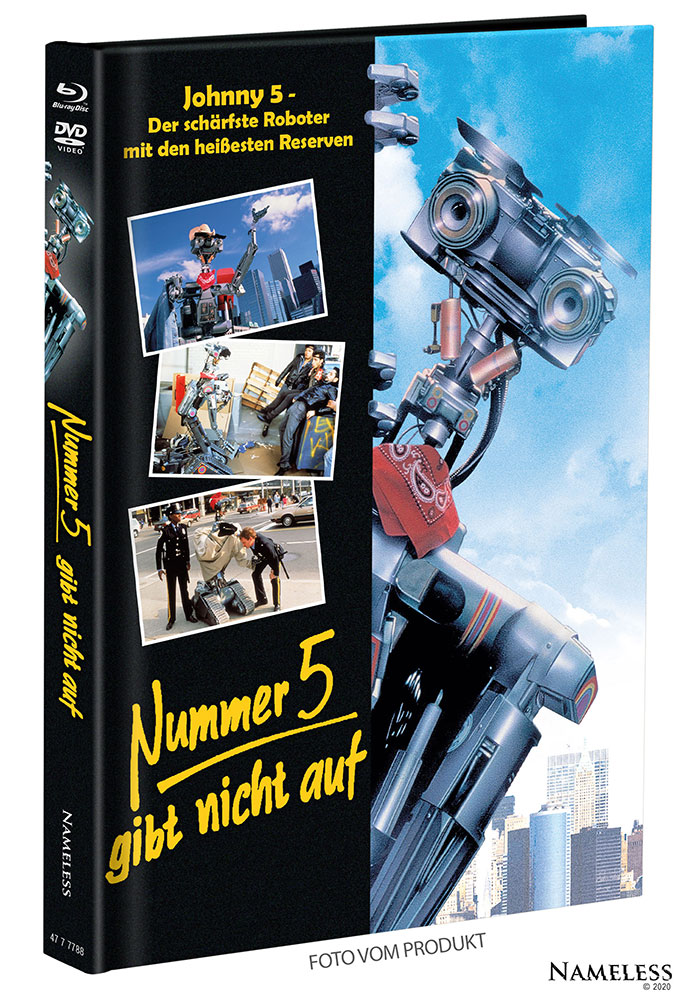 NUMMER 5 GIBT NICHT AUF (Blu-Ray+DVD) - Cover B - Mediabook - Limited 333 Edition