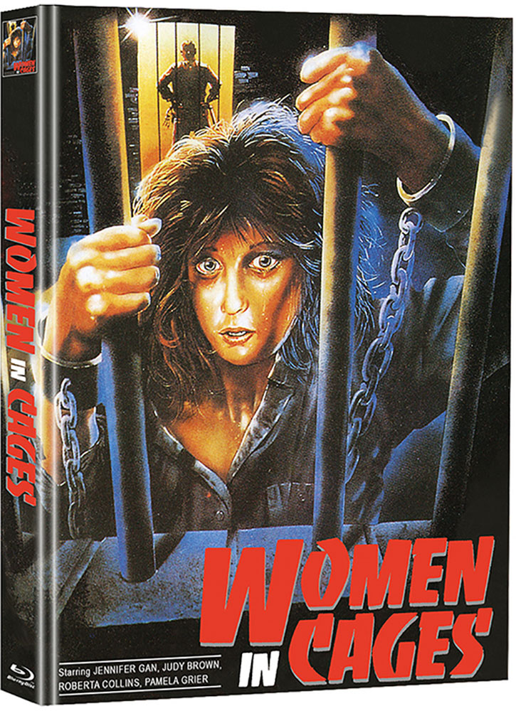 FRAUEN HINTER ZUCHTHAUSMAUERN (WOMEN IN CAGES)(Blu-Ray) (2Discs) - Cover B - Mediabook - Limited 111 Edition