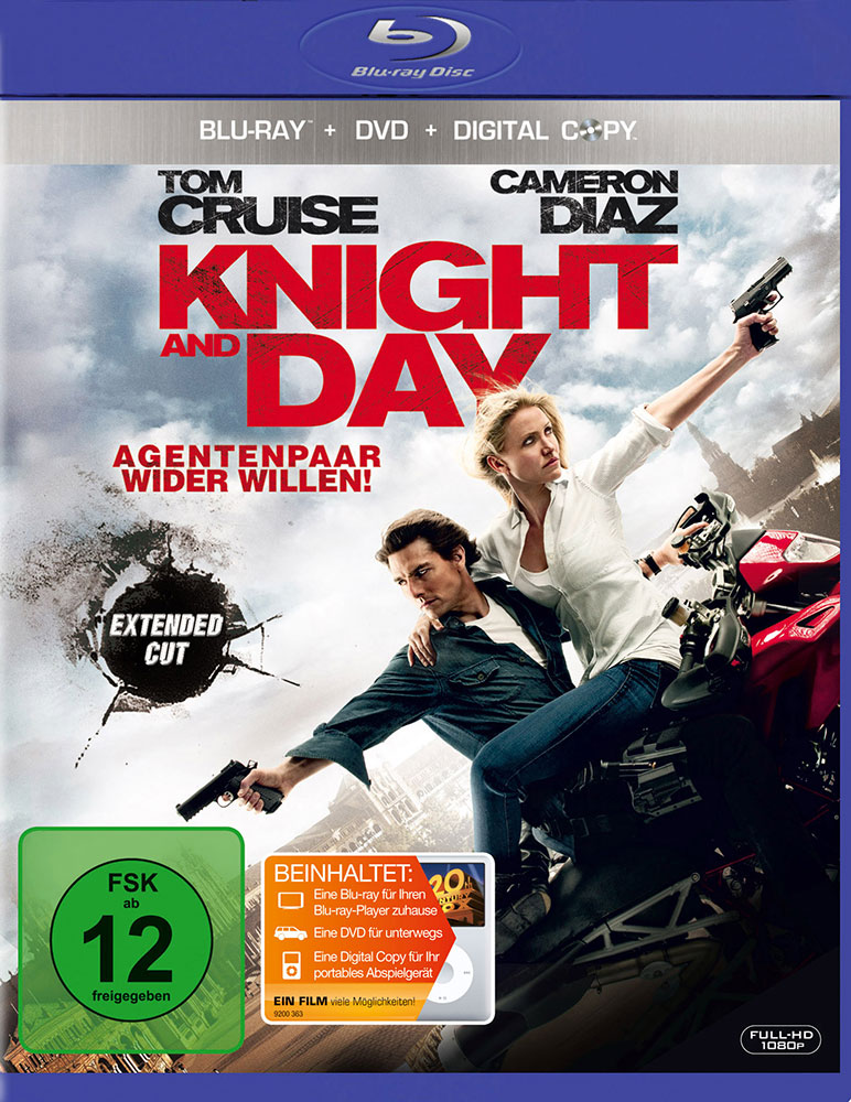 KNIGHT AND DAY (Blu-Ray) - Extended Cut (2Discs)
