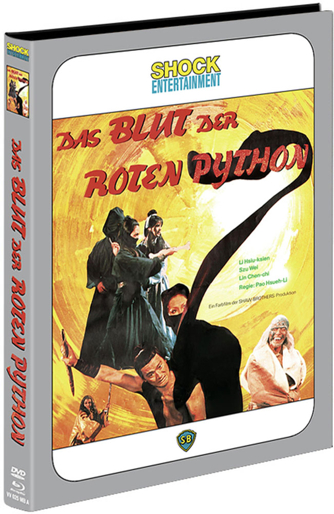 BLUT DER ROTEN PYTHON, DAS (Blu-Ray+DVD) - Cover A - Mediabook - Limited 750 Edition