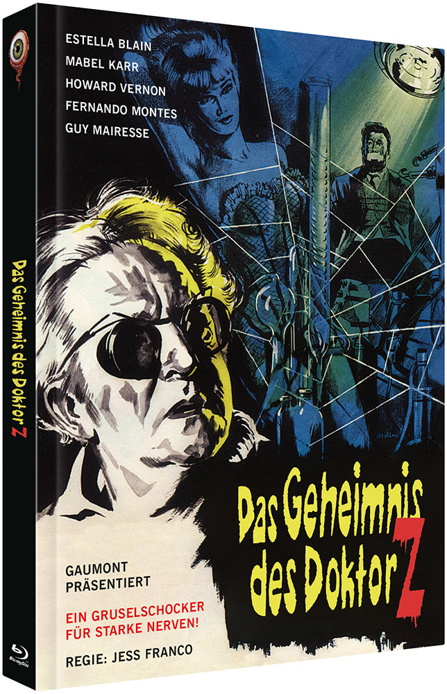 GEHEIMNIS DES DR. Z, DAS (Blu-Ray+DVD) - Cover A - Mediabook - Limited 333 Edition - Jess Franco