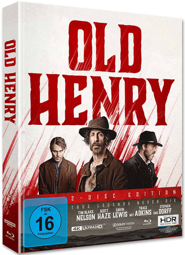 OLD HENRY (4K UHD+Blu-Ray) - Mediabook