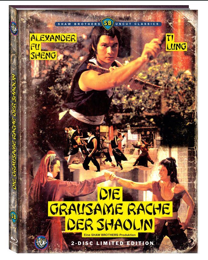 GRAUSAME RACHE DER SHAOLIN, DIE (Blu-Ray+DVD) - Cover B - Mediabook - Limited 250 Edition