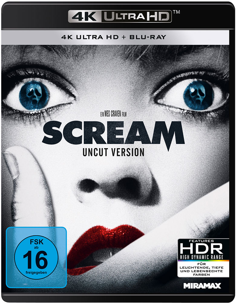SCREAM (4K UHD+Blu-Ray) - R-Rated - Uncut