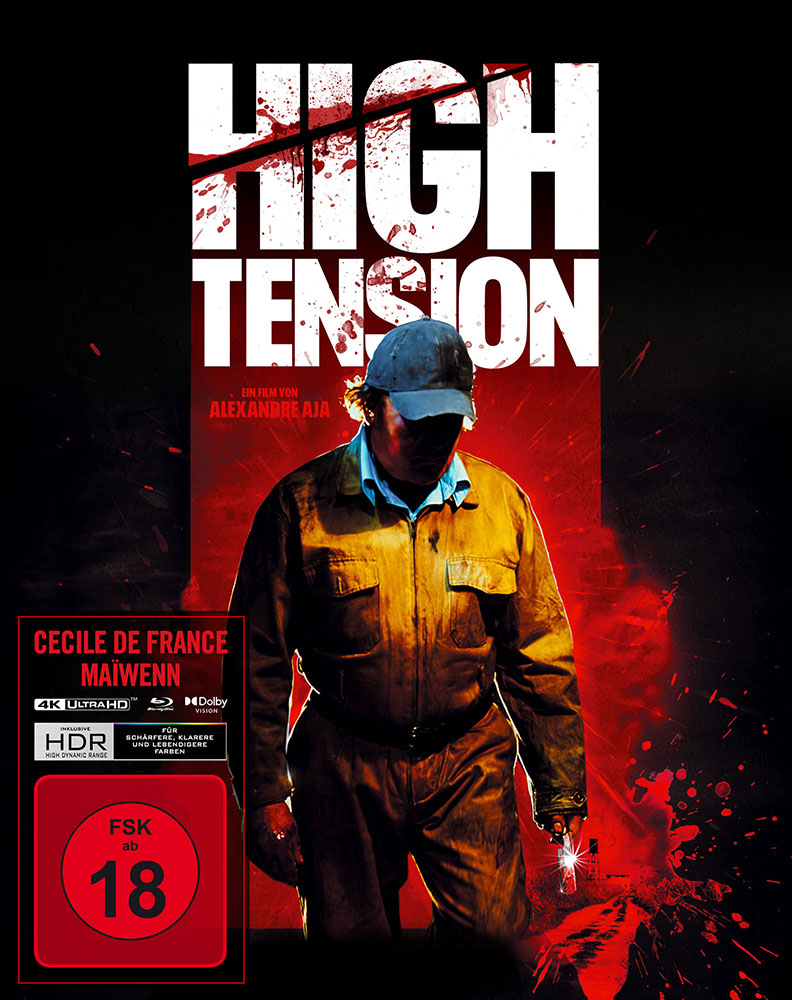 HIGH TENSION (4K UHD+2Blu-Ray) - Cover A - Mediabook - Limited Edition HIGH TENSION (4K UHD+2Blu-Ray) - Cover A - Mediabook - Limited Edition