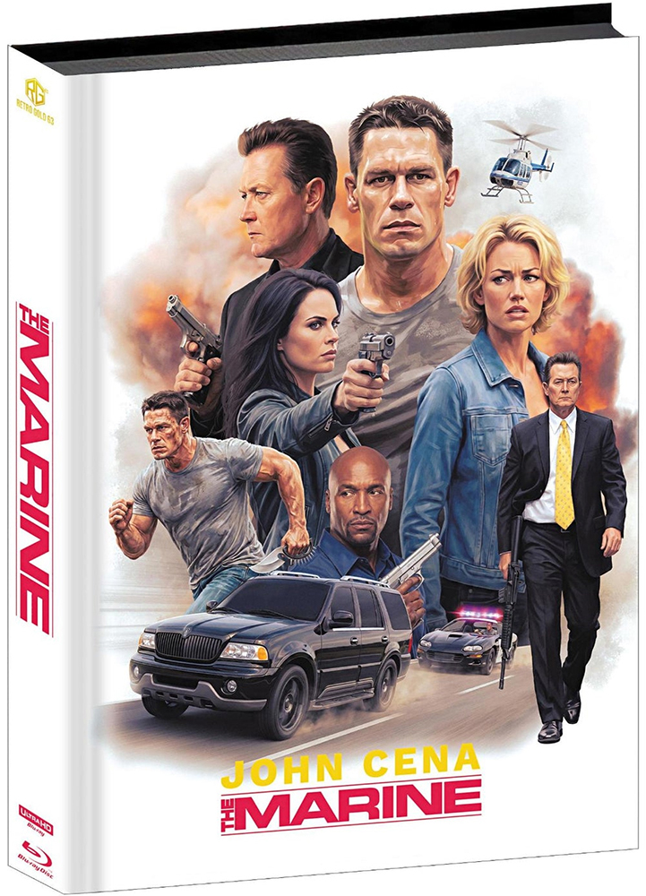 MARINE, THE (4K UHD+Blu-Ray) - Cover A - Mediabook (Wattiert) - Limited 222 Edition