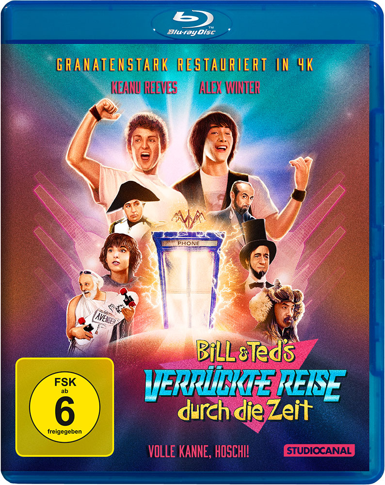 BILL & TEDS VERRÜCKTE REISE DURCH DIE ZEIT (Blu-Ray) - 4K Remastered