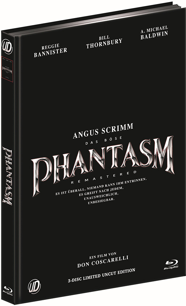 PHANTASM - DAS BÖSE (Blu-Ray+2DVD) (3Discs) - Cover B - Mediabook - Limited 500 Edition