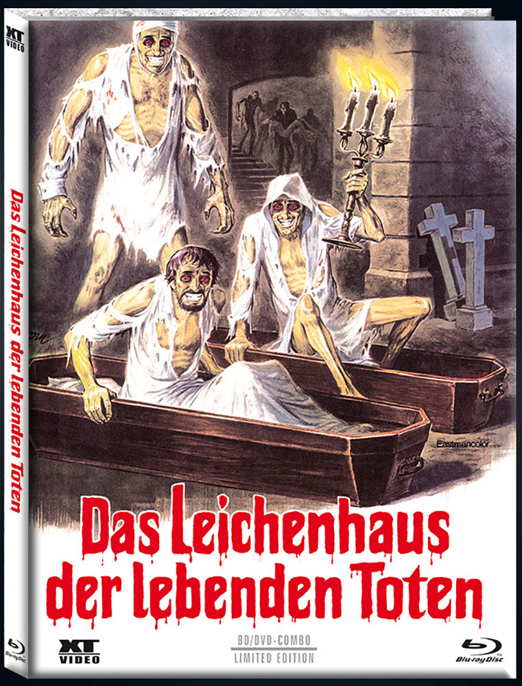LEICHENHAUS DER LEBENDEN TOTEN, DAS (Blu-Ray+DVD) - Cover B - Mediabook - Uncut