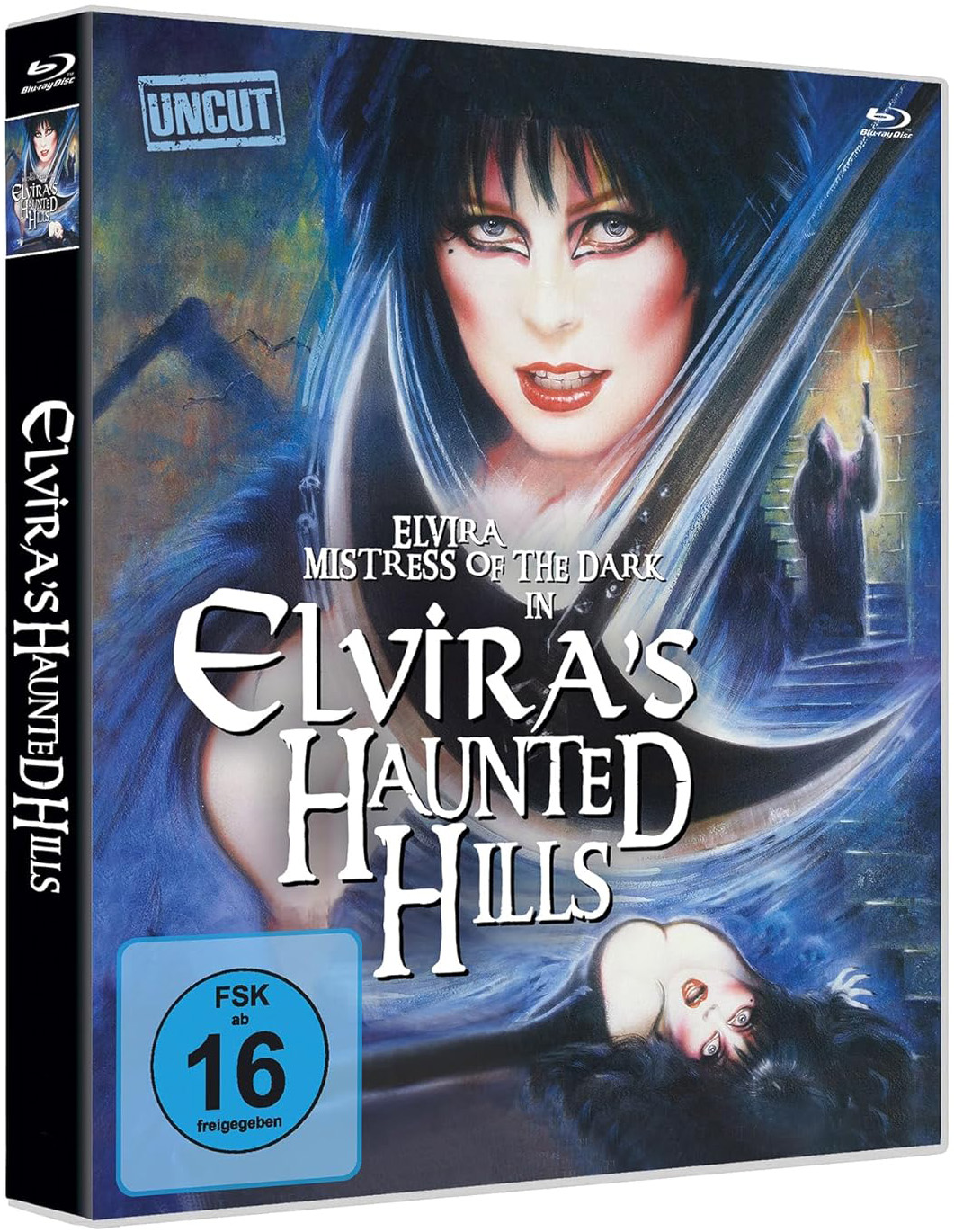 ELVIRAS HAUNTED HILLS (Blu-Ray) - Scanavo Case - Uncut