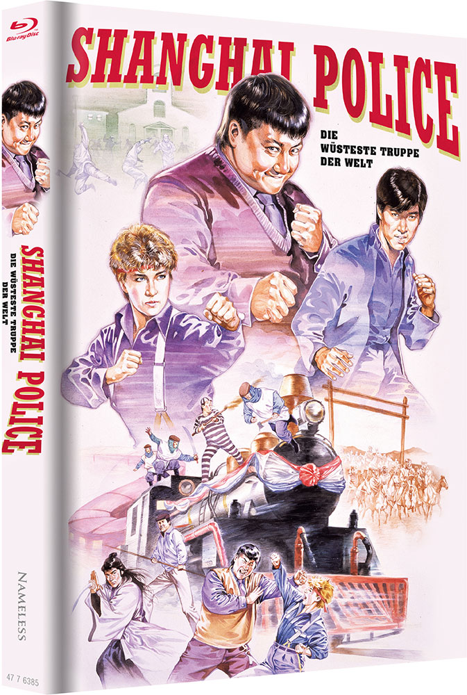 SHANGHAI POLICE (Blu-Ray) (3Discs) - Cover A - Mediabook - Limited 444 Edition