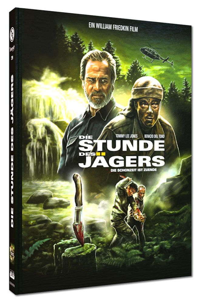 STUNDE DES JÄGERS, DIE (Blu-Ray+DVD) - Cover A - Mediabook (Wattiert) - Limited 333 Edition