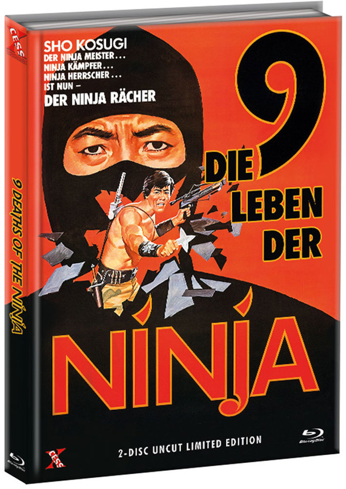 9 LEBEN DER NINJA, DIE (Blu-Ray+DVD) - Cover A - Mediabook - Limited 444 Edition