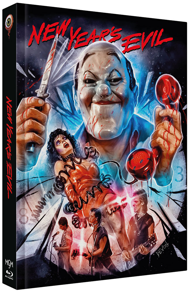 NEW YEARS EVIL - ROCKNACHT DES GRAUENS (Blu-Ray+DVD) - Cover B - Mediabook - Limited 333 Edition