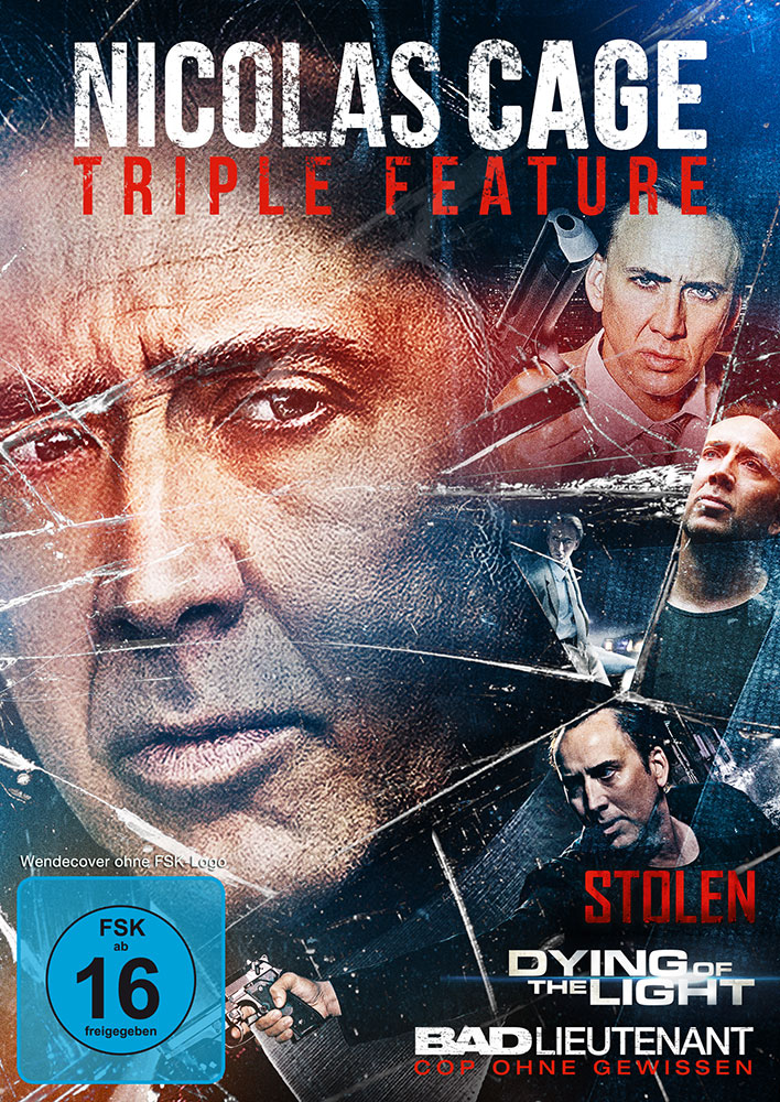 NICOLAS CAGE TRIPLE FEATURE (3DVD) (Bad Lieutenant, Stolen & Dying of the Light)