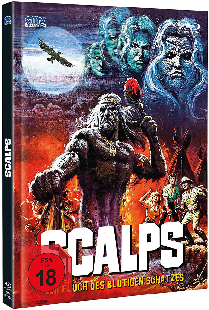 SCALPS - DER FLUCH DES BLUTIGEN SCHATZES (Blu-Ray+DVD) - Cover A - Mediabook (FSK) - Limited Edition