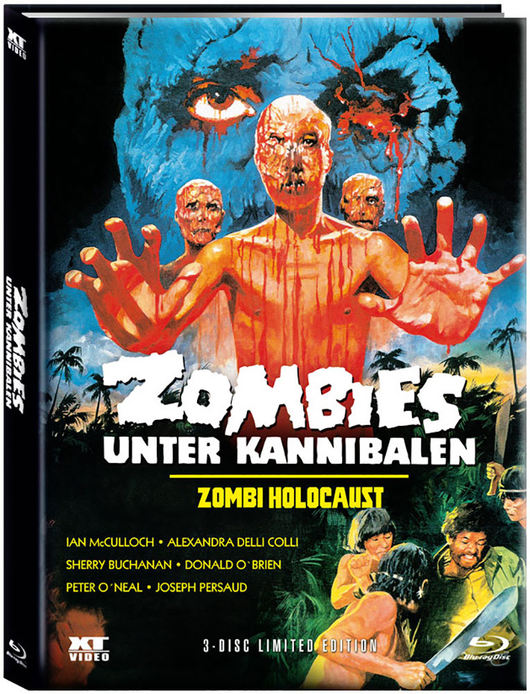 ZOMBIES UNTER KANNIBALEN (Blu-Ray+2DVD) - Cover A - Mediabook - Limited 666 Edition - Remastered
