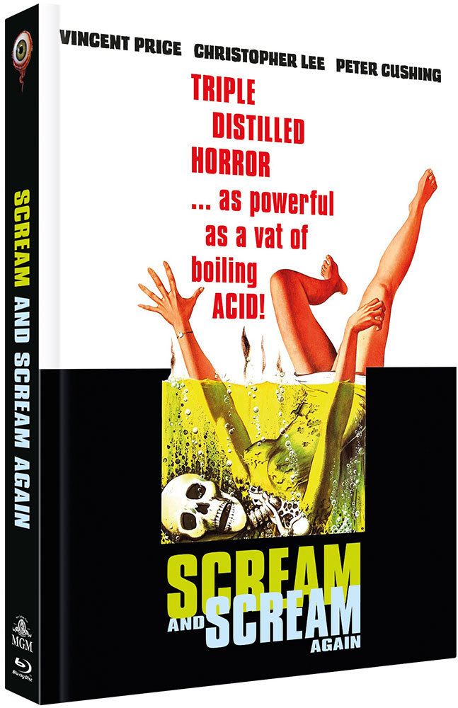 LEBENDEN LEICHEN DES DR. MABUSE, DIE (SCREAM AND SCREAM AGAIN) (Blu-Ray+DVD) - Cover A - Mediabook - Limited 333 Edition