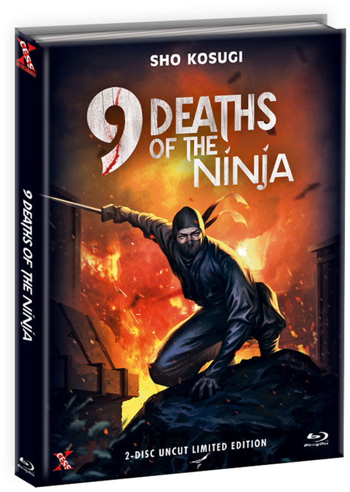 9 DEATHS OF THE NINJA (9 LEBEN DER NINJA) (Blu-Ray+DVD) - Cover C - Mediabook - Limited 222 Edition