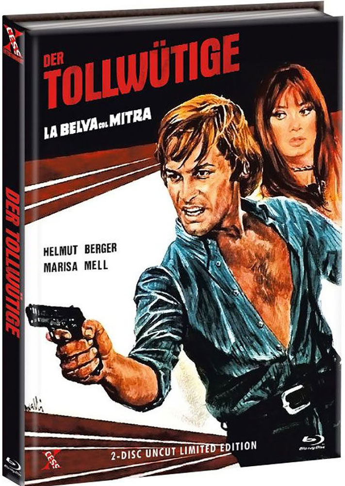 TOLLWÜTIGE, DER - Cover C - Mediabook (Blu-Ray+DVD) - Limited 333 Edition - Uncut