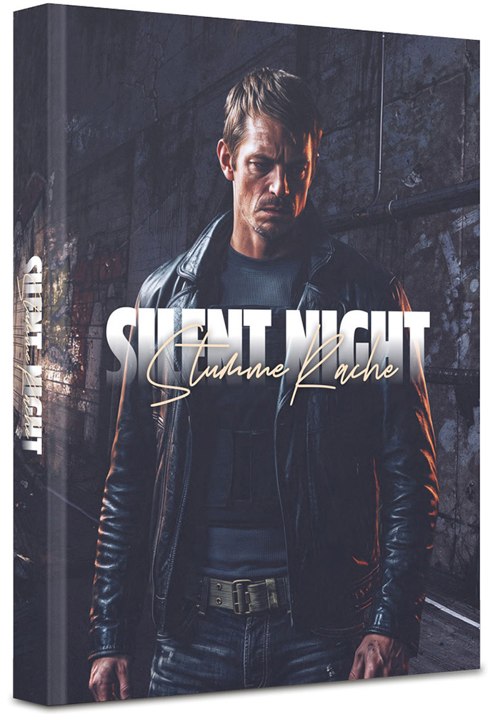 SILENT NIGHT - STUMME RACHE (4K UHD+Blu-Ray) - Cover W - Mediabook (Wattiert) - Limited 222 Edition