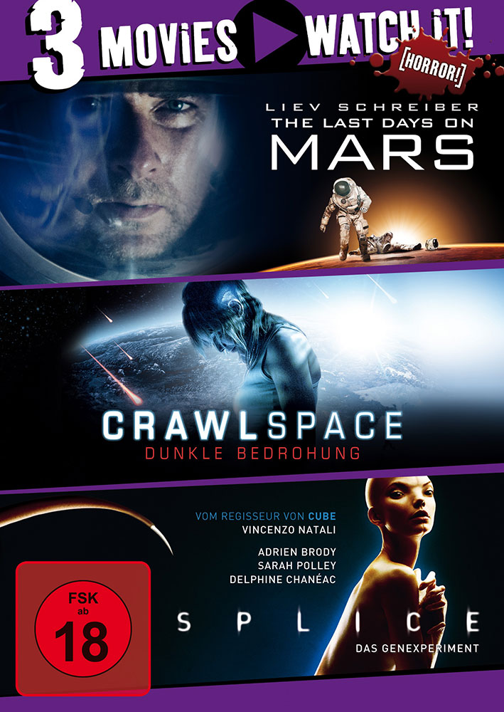 LAST DAYS ON MARS / CRAWLSPACE / SPLICE