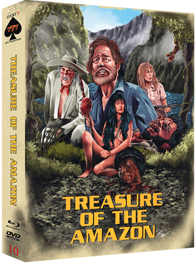 TREASURE OF THE AMAZON (DAS GEHEIMNIS DER BLAUEN DIAMANTEN) (Blu-Ray+DVD) - Limited 777 Edition - Uncut - Art Collection