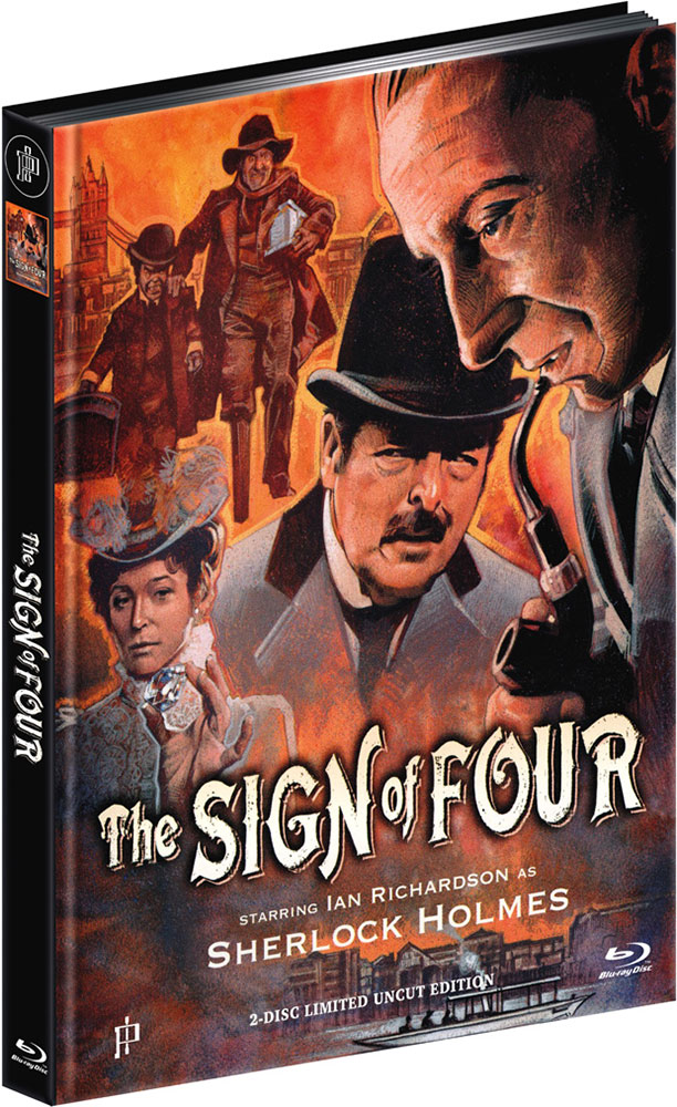 SHERLOCK HOLMES - THE SIGN OF FOUR (Blu-Ray+DVD) - Mediabook - Limited 50 Edition - Uncut