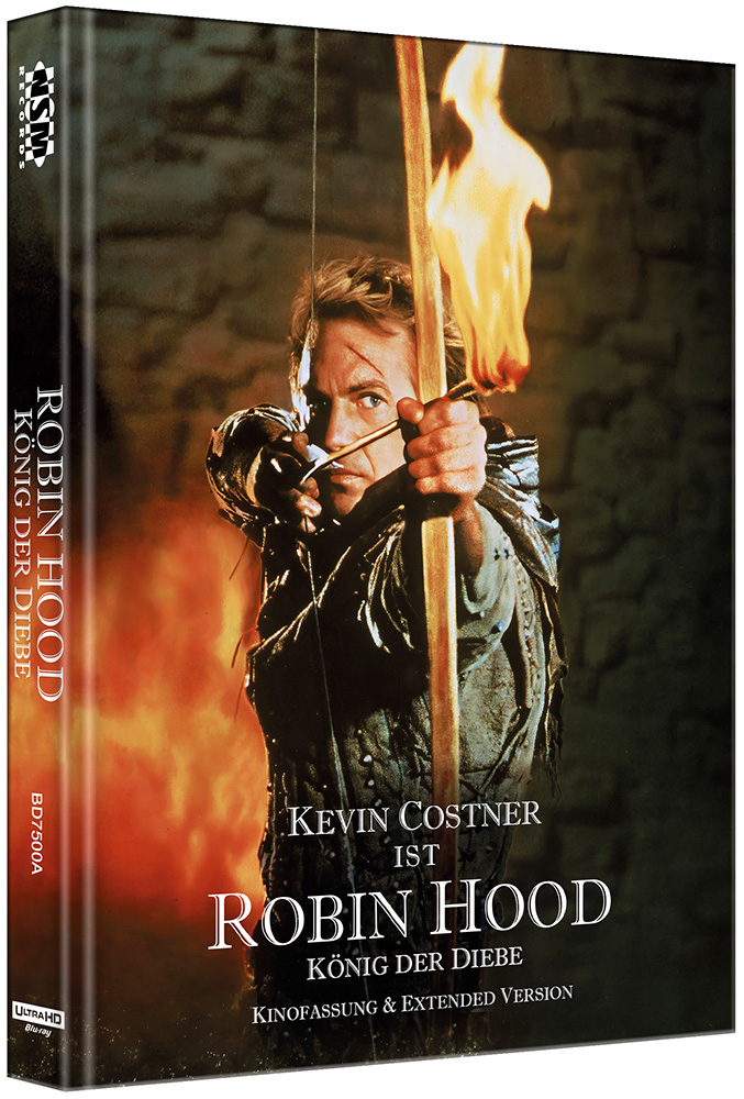 ROBIN HOOD - KÖNIG DER DIEBE (4K UHD+2Blu-Rays) - Cover A - Mediabook - Limited Edition
