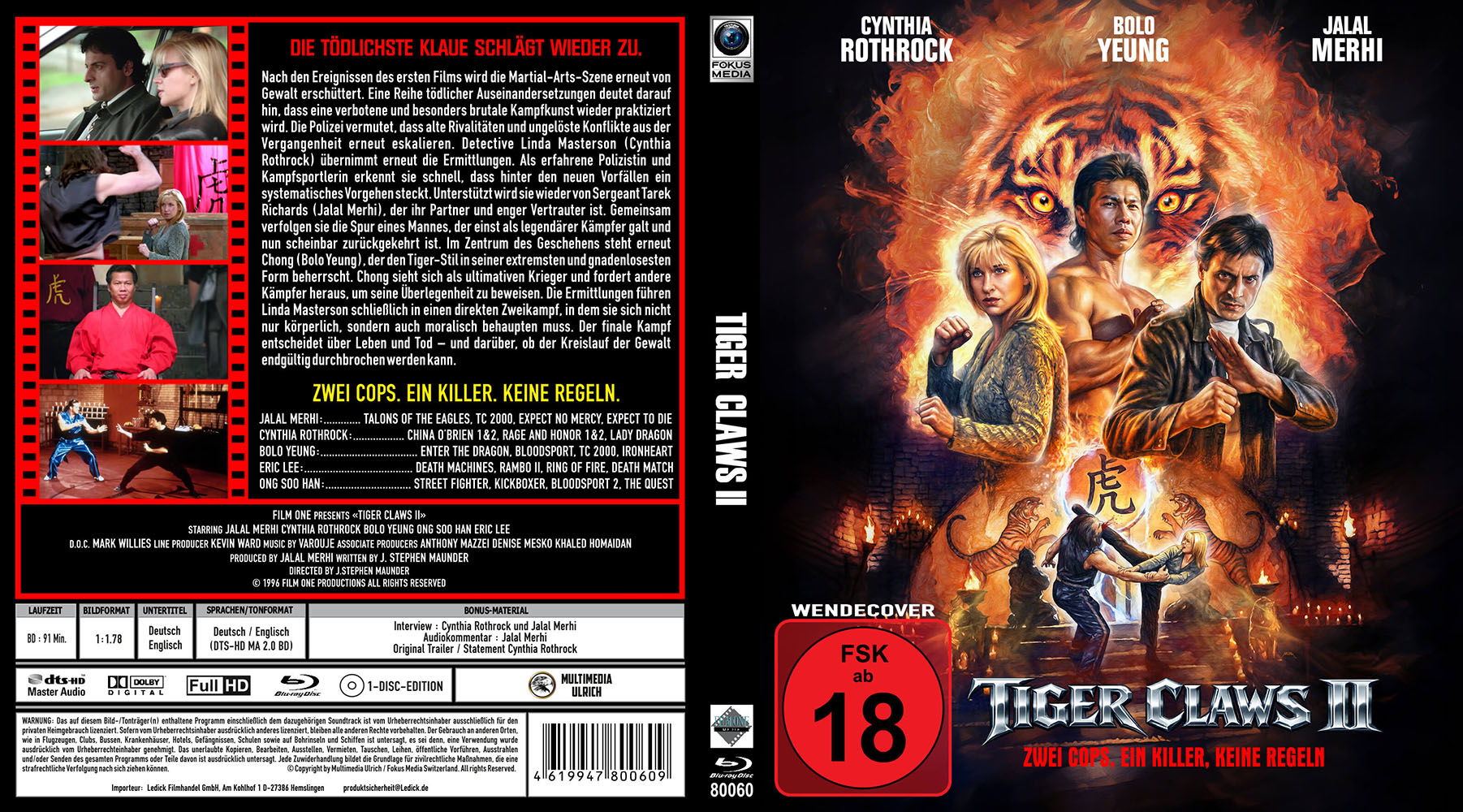 TIGER CLAWS II (Blu-Ray)