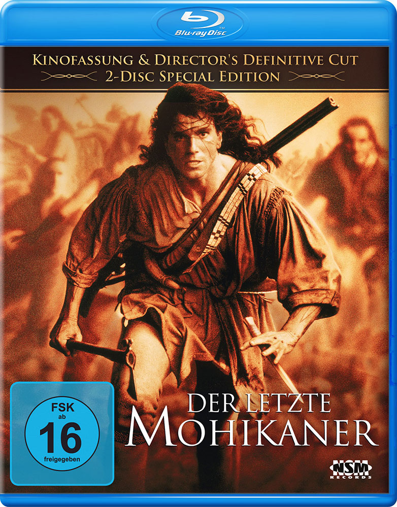 LETZTE MOHIKANER, DER (Blu-Ray) (2Discs) - Special Edition - Kinofassung & Directors Definitive Cut
