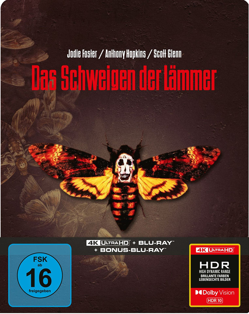 SCHWEIGEN DER LÄMMER, DAS (4K UHD+2Blu-Rays) - SteelBook - Limited Edition