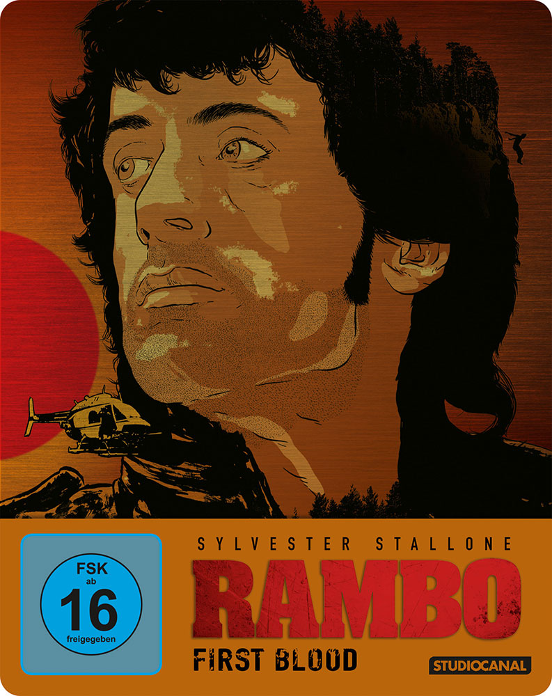RAMBO - FIRST BLOOD (Blu-Ray) - Limited SteelBook Edition - Remastered - Uncut