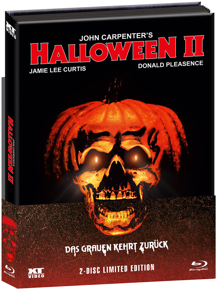 HALLOWEEN 2 (Blu-Ray+DVD) - Mediabook (Wattiert) - Cover 2 - Limited 666 Edition - Uncut