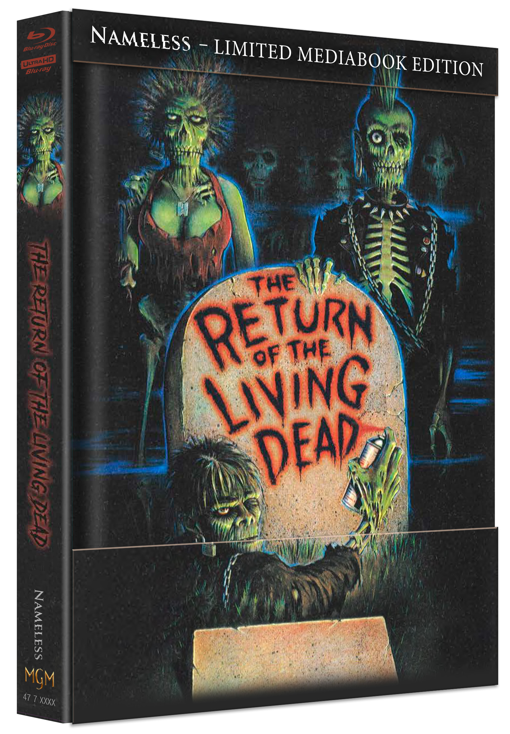 RETURN OF THE LIVING DEAD (4K UHD+Blu-Ray) - Cover D - Mediabook - Limited 333 Edition