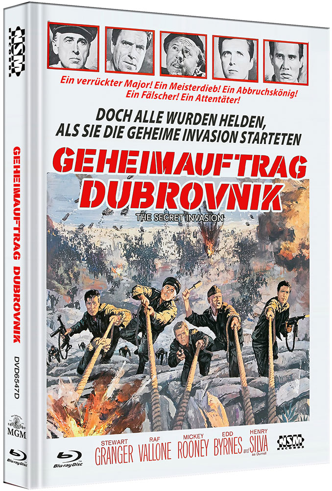 GEHEIMAUFTRAG DUBROVNIK (SECRET INVASION) (Blu-Ray+DVD) - Cover D - Mediabook - Limited 222 Edition GEHEIMAUFTRAG DUBROVNIK (SECRET INVASION) (Blu-Ray+DVD) - Cover D - Mediabook - Limited 222 Edition