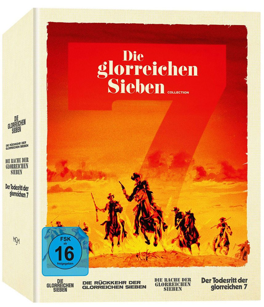 GLORREICHEN SIEBEN COLLECTION, DIE (4K UHD+5Blu-Rays) - Limited 4-Movie Collection Edition