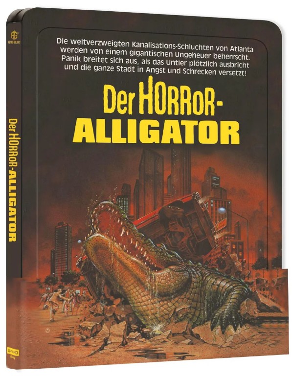 HORROR-ALLIGATOR, DER (4K UHD) - Cover A - Steel Premium Book - Limited 222 Edition