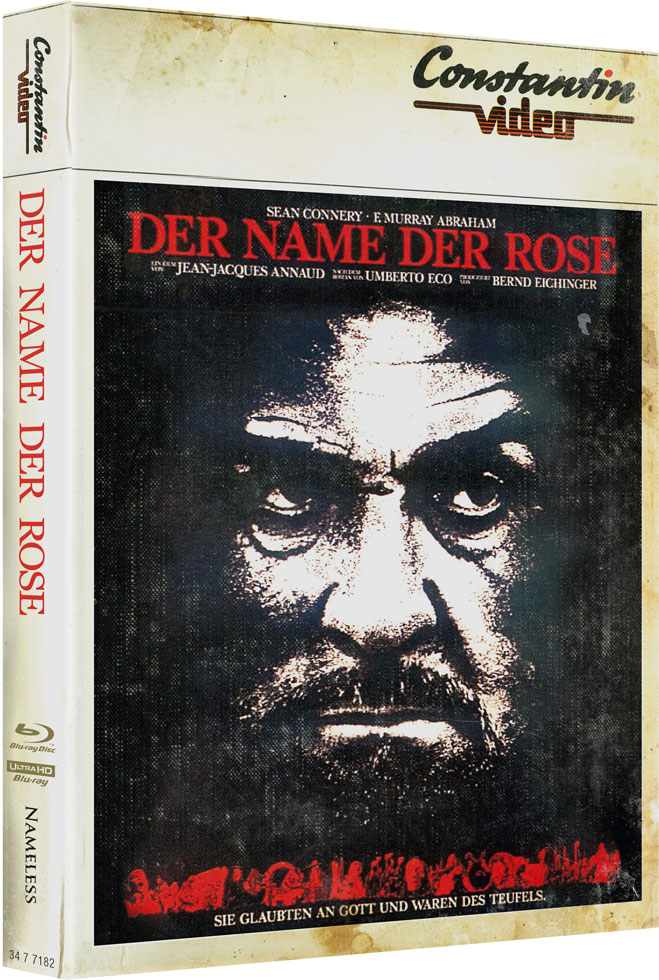 NAME DER ROSE, DER (4K UHD+Blu-Ray) - Cover E - Mediabook - Limited 444 Edition