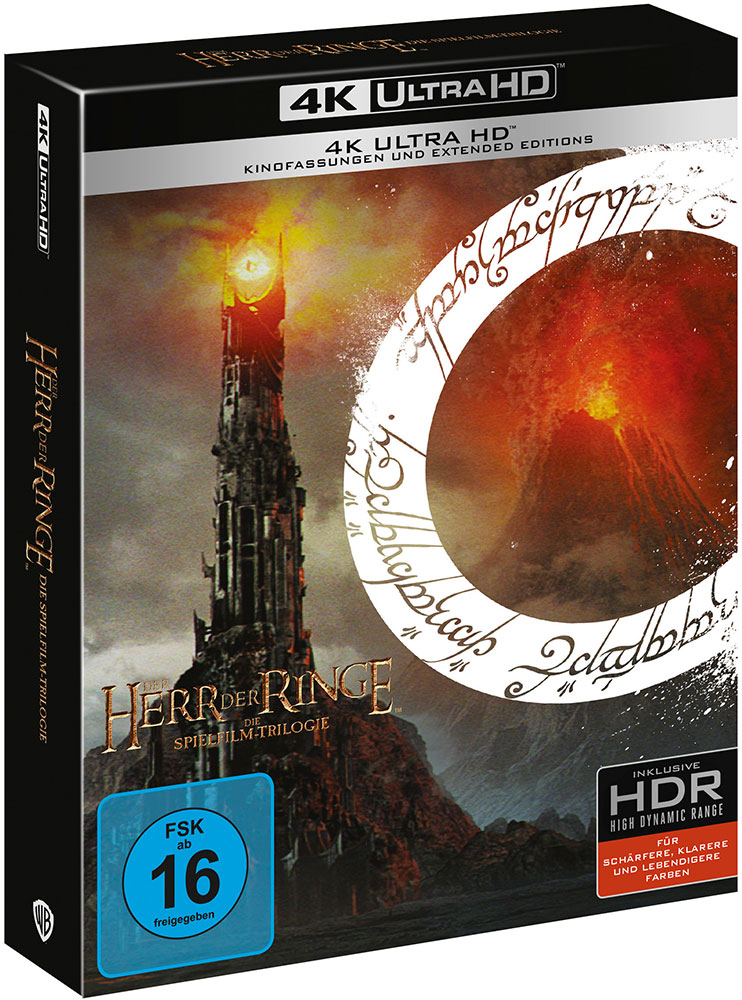 HERR DER RINGE, DER - DIE TRILOGIE (4K UHD) (9Discs) - Extended Edition