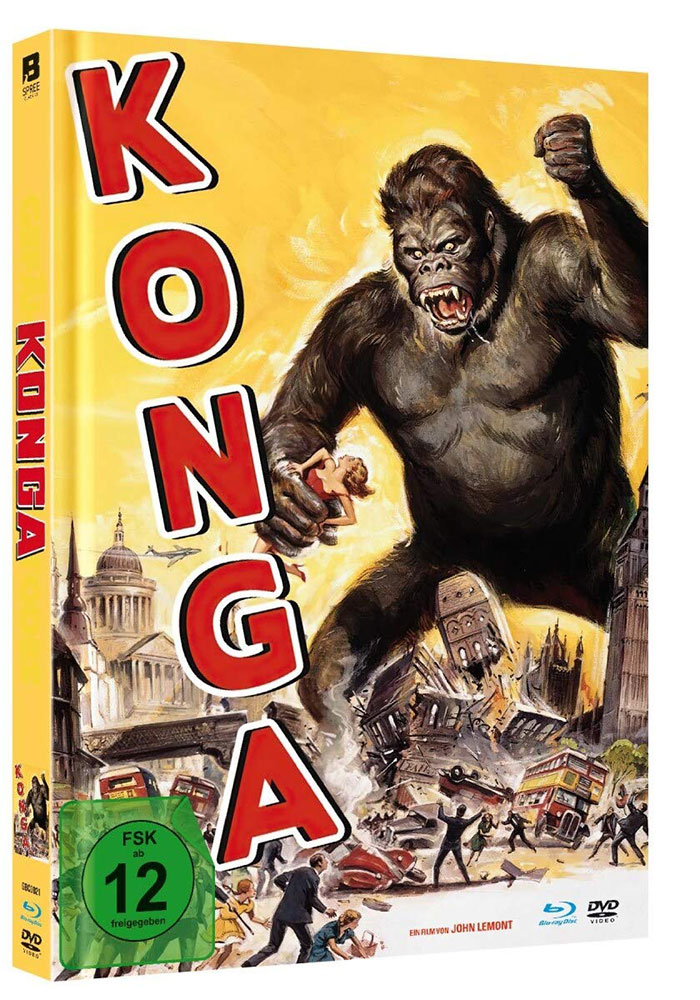 KONGA - ERBE VON KING KONG (Blu-Ray+DVD) - Mediabook - Limited Edition