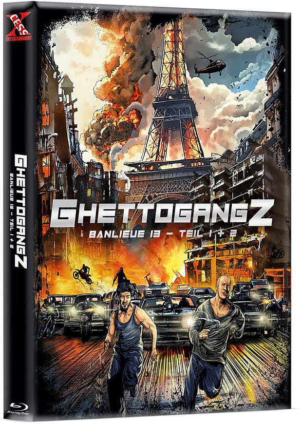 GHETTOGANGZ 1&2 (Blu-Ray) (2Discs) - Cover A - Mediabook (Wattiert) - Limited 222 Edition